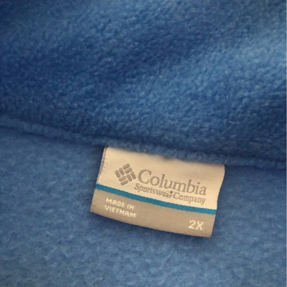 Columbia Blue Fleece Vest - Picture 7 of 8